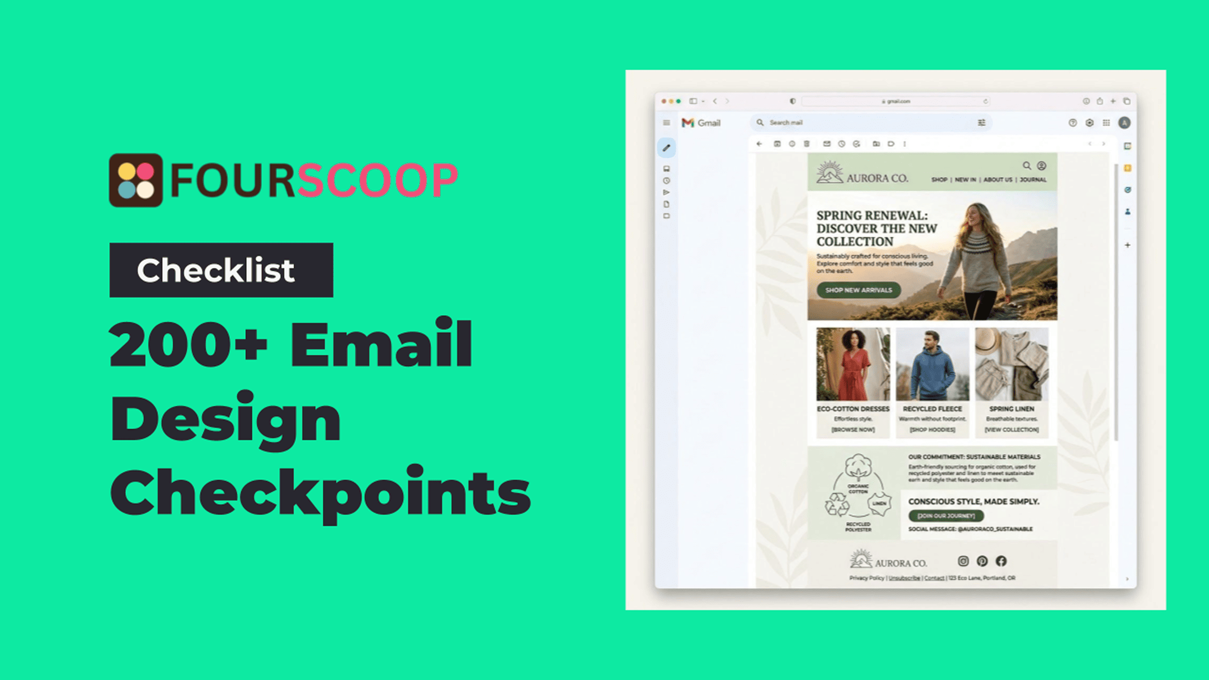 Preview of the email design checkpoint deck